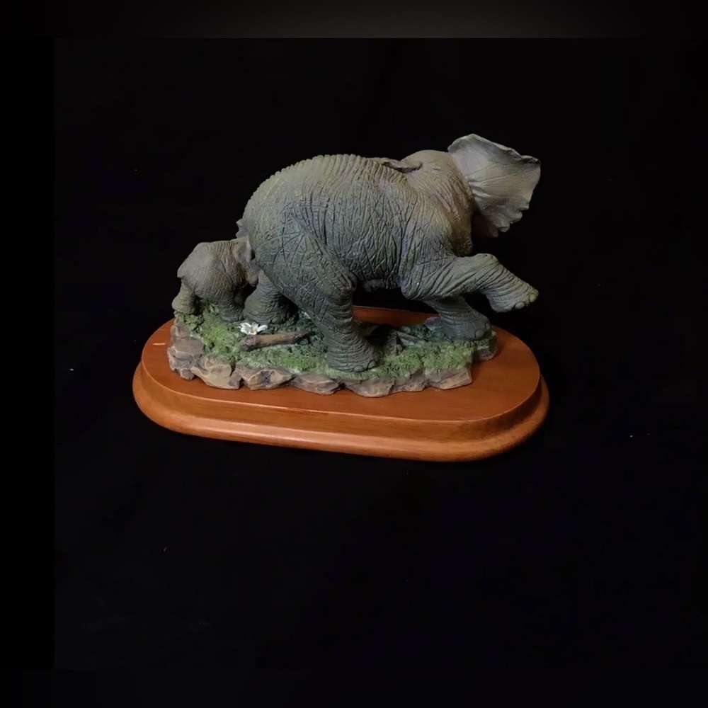 La Verona Collection Elephant With Baby Figurines Elephant babyelephant statue - Picture 14 of 16